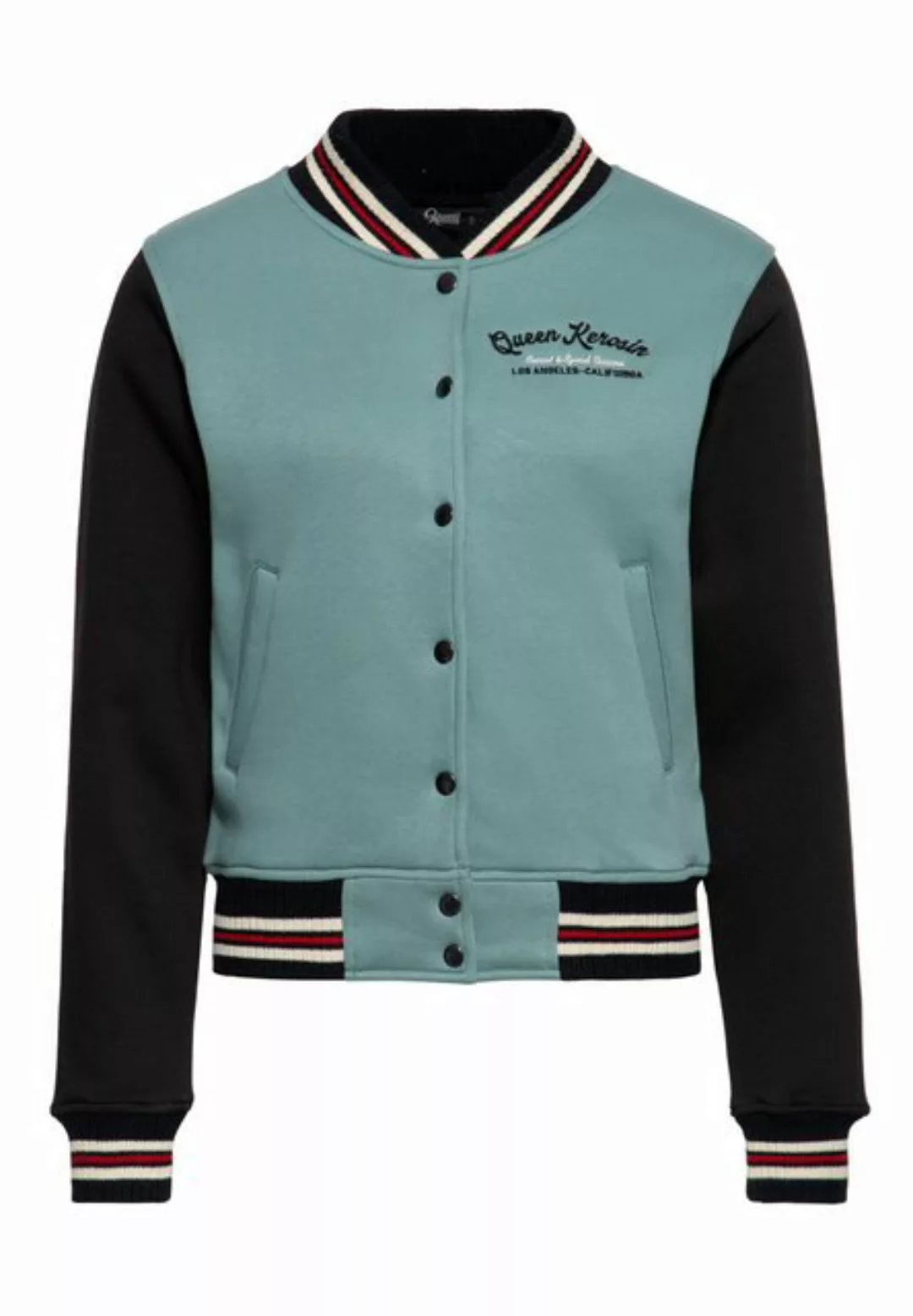 QueenKerosin Collegejacke Beep Beep (1-St) mit Roadrunner-Motiv günstig online kaufen