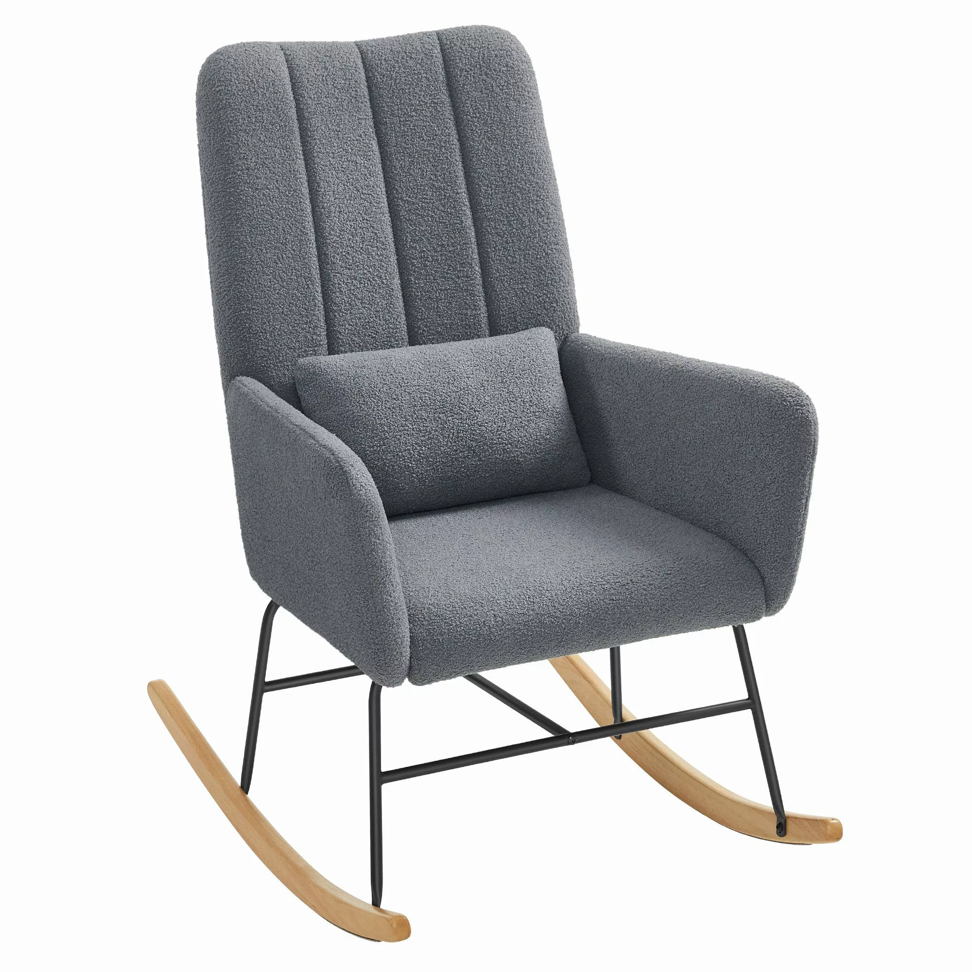 SONGMICS Schaukelsessel, Schaukelstuhl mit Armlehnen, Relaxsessel, günstig online kaufen