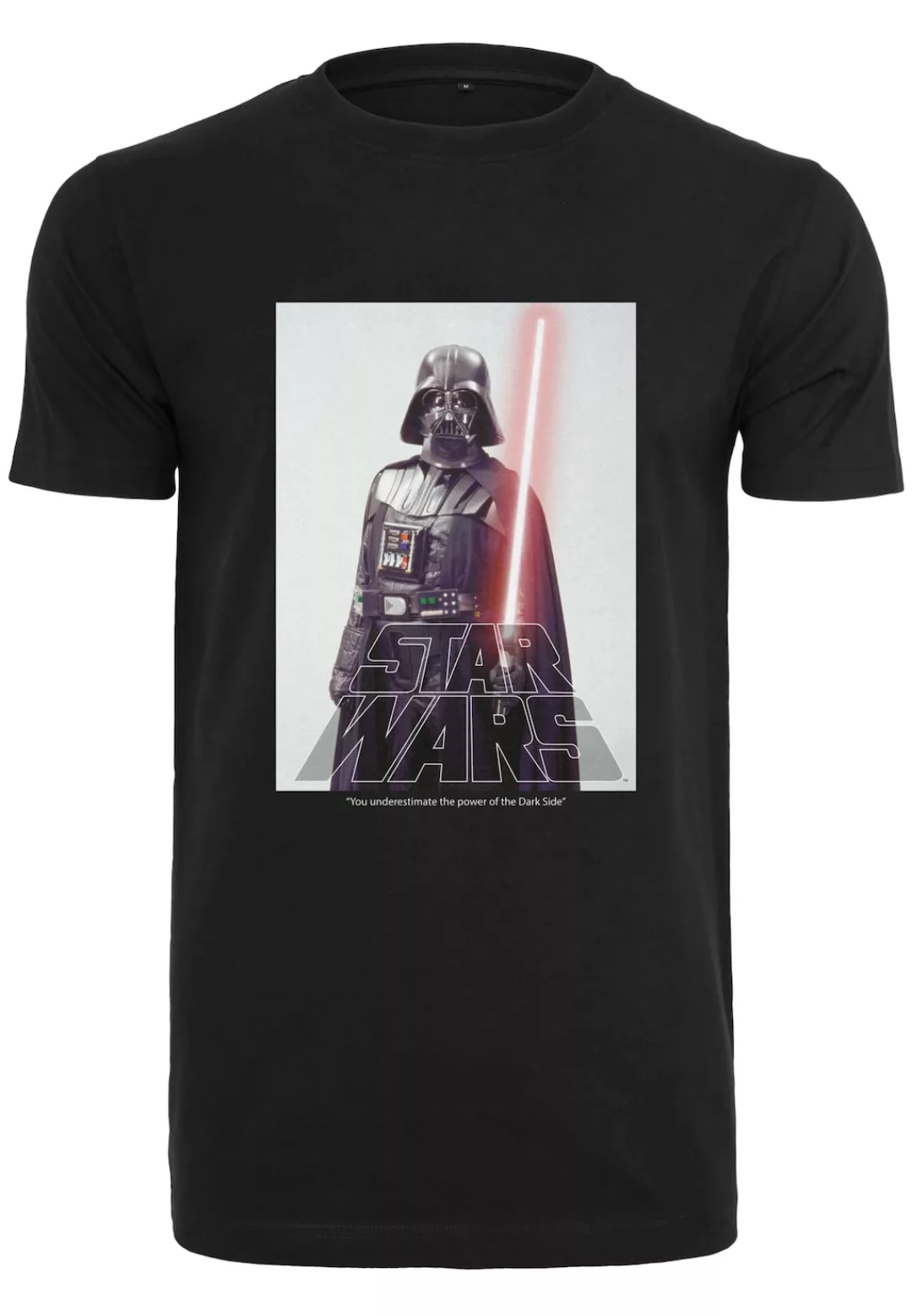 Merchcode Kurzarmshirt "Merchcode Herren Star Wars Darth Vader Logo Tee" günstig online kaufen