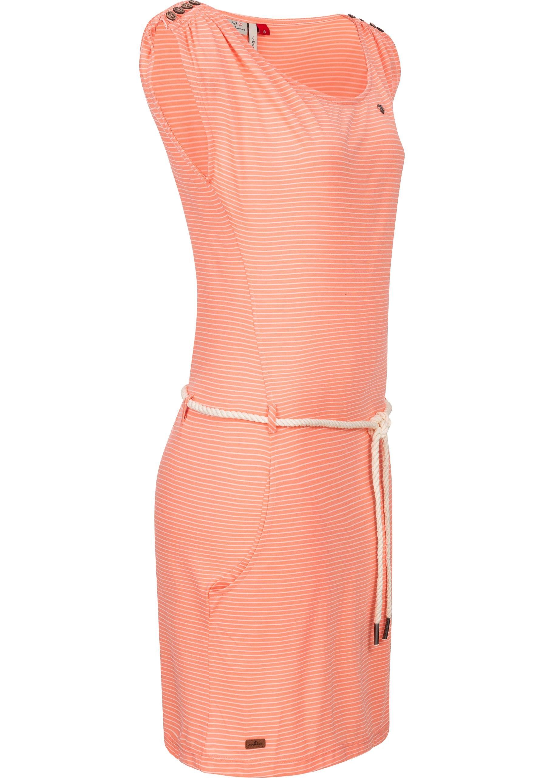 Ragwear Shirtkleid "Chego Stripes Intl.", stylisches Sommerkleid mit Streif günstig online kaufen