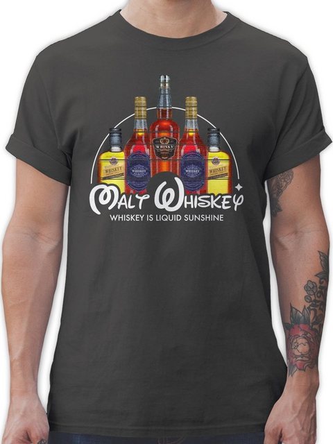 Shirtracer T-Shirt Malt Whiskey Party & Alkohol Herren günstig online kaufen