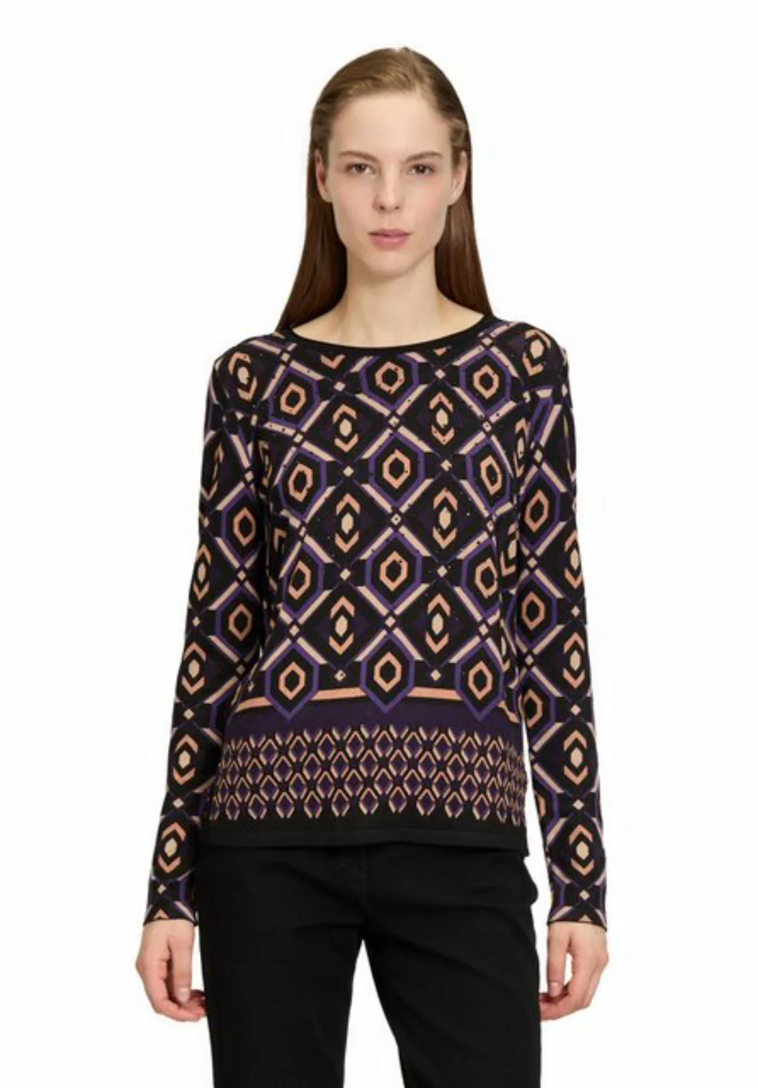 Betty Barclay Strickpullover Betty Barclay Feinstrickpullover mit Aufdruck günstig online kaufen