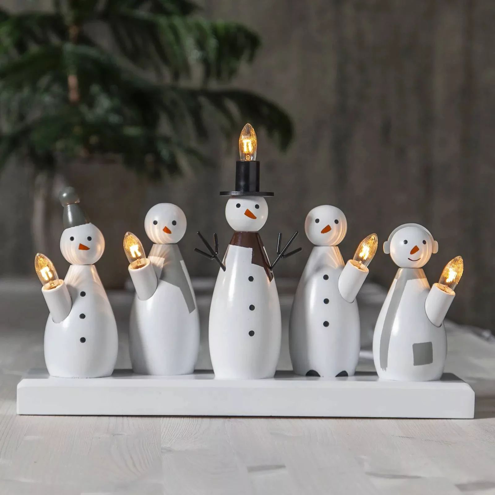 Kerzenleuchter Snowman, fünfflammig günstig online kaufen