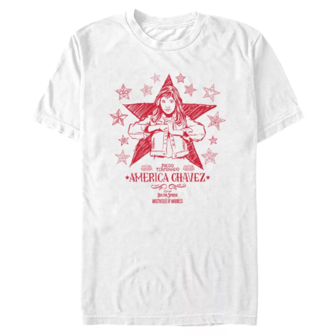 Marvel - Doctor Strange - America Chavez Doodle Chavez - Männer T-Shirt günstig online kaufen