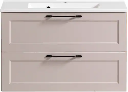 welltime Waschtisch "Lana", Badmöbel inkl. Waschbecken, 80 cm breit günstig online kaufen