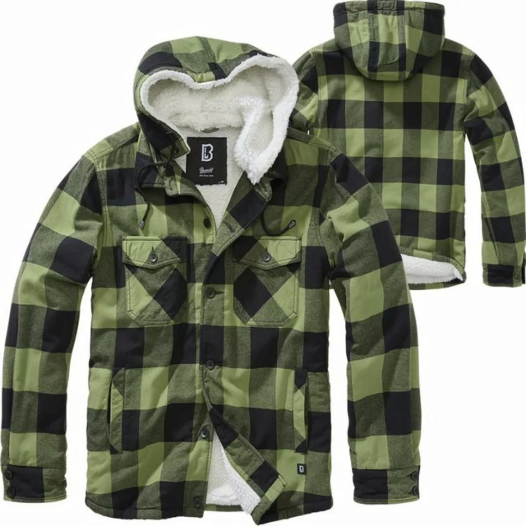 Brandit Outdoorjacke Brandit Lumber Check Shirt Hooded günstig online kaufen