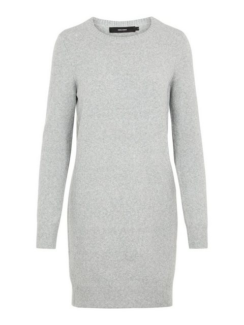 Vero Moda – Kurzes Pulloverkleid in Hellgrau günstig online kaufen