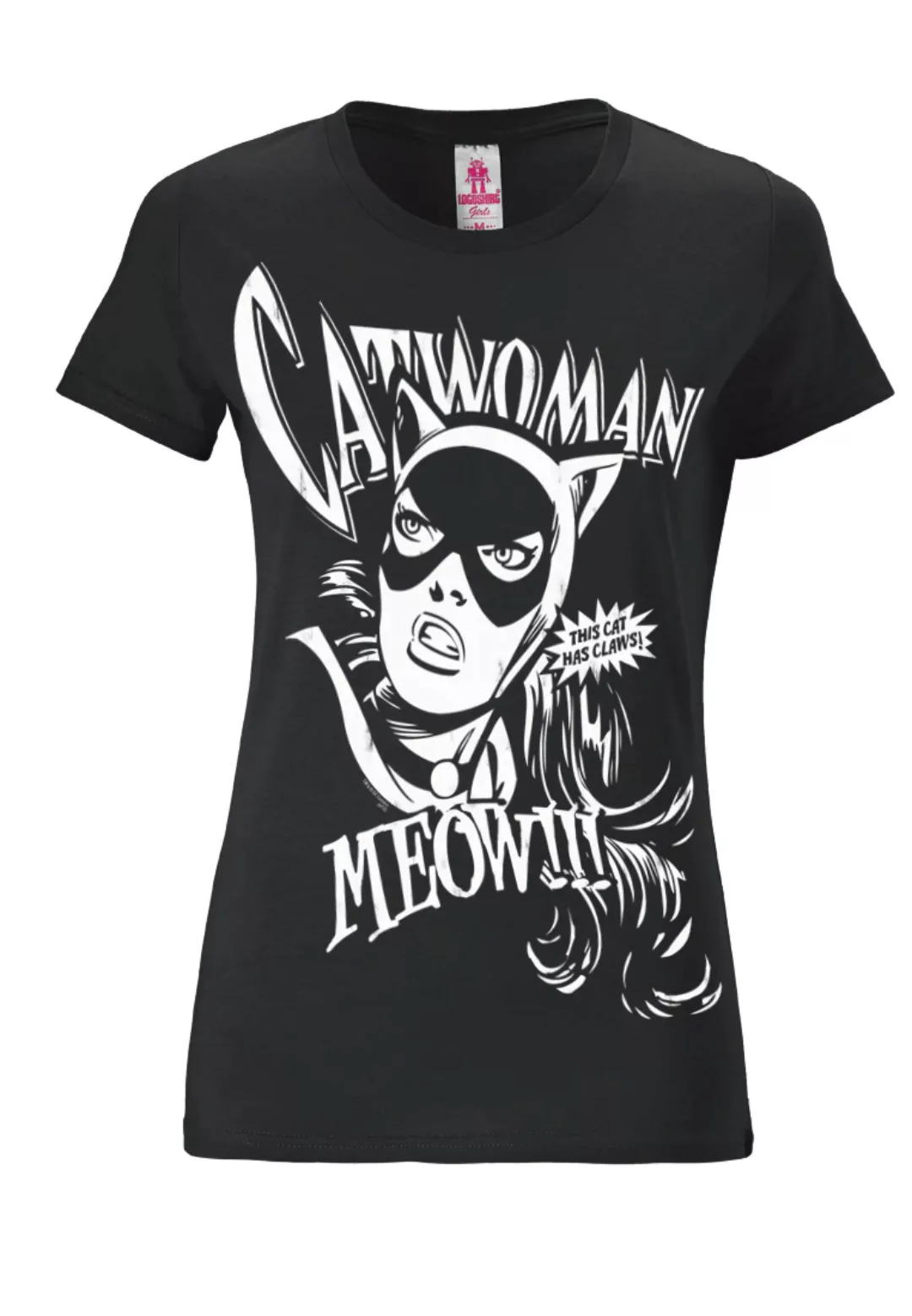 LOGOSHIRT T-Shirt "Catwoman", mit auffälligem Aufdruck günstig online kaufen