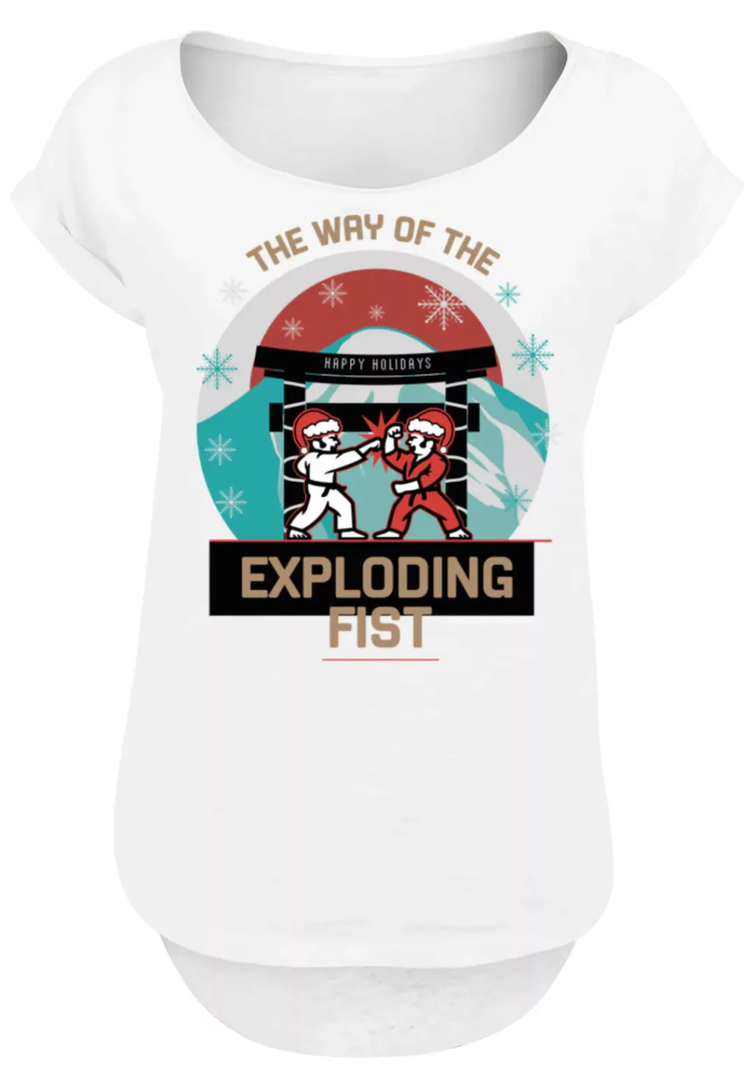 F4NT4STIC T-Shirt "Retro Gaming Way of the Exploding Fist Christmas", Print günstig online kaufen