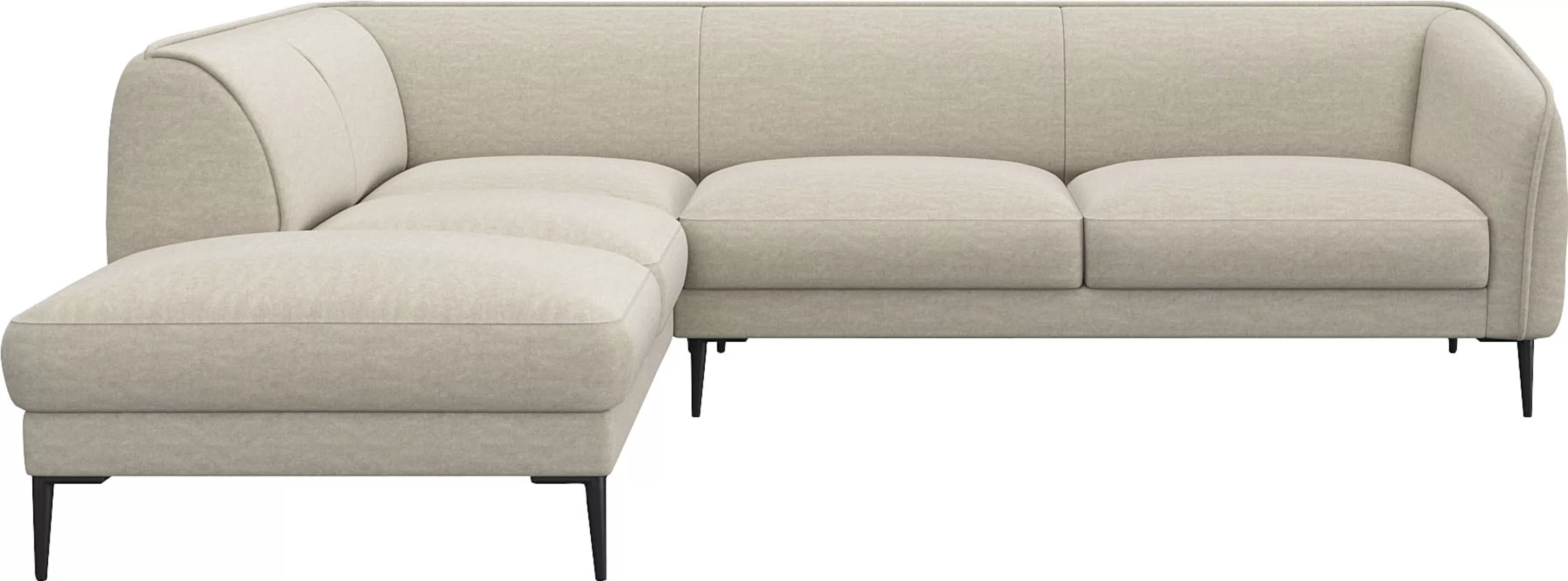 FLEXLUX Ecksofa "Belle Designsofa, L-Form, B/T 268/209 cm", Skandinavisches günstig online kaufen