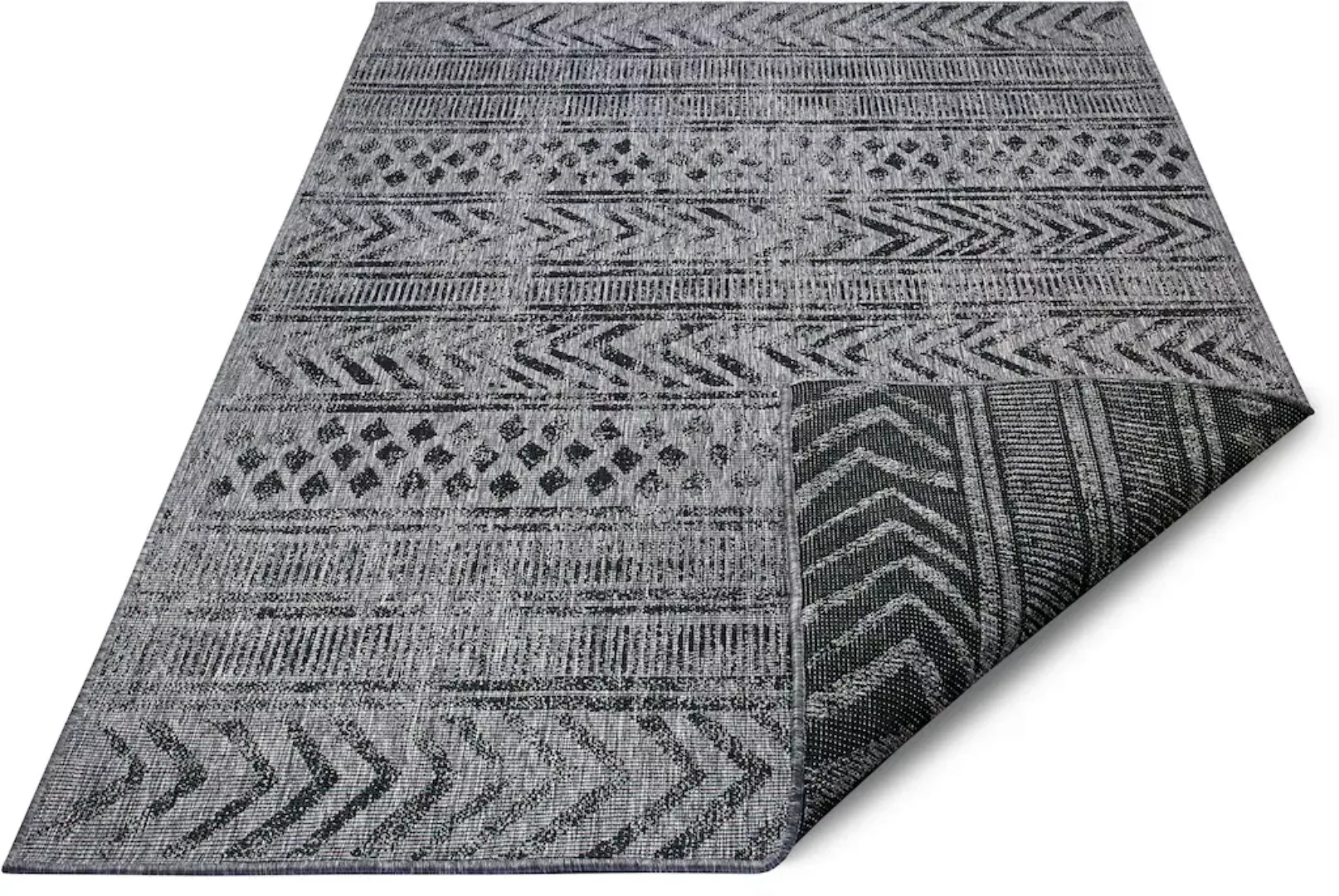 NORTHRUGS Teppich »BIRI Wendeteppich«, rechteckig, 5 mm Höhe, In-& Outdoor, günstig online kaufen