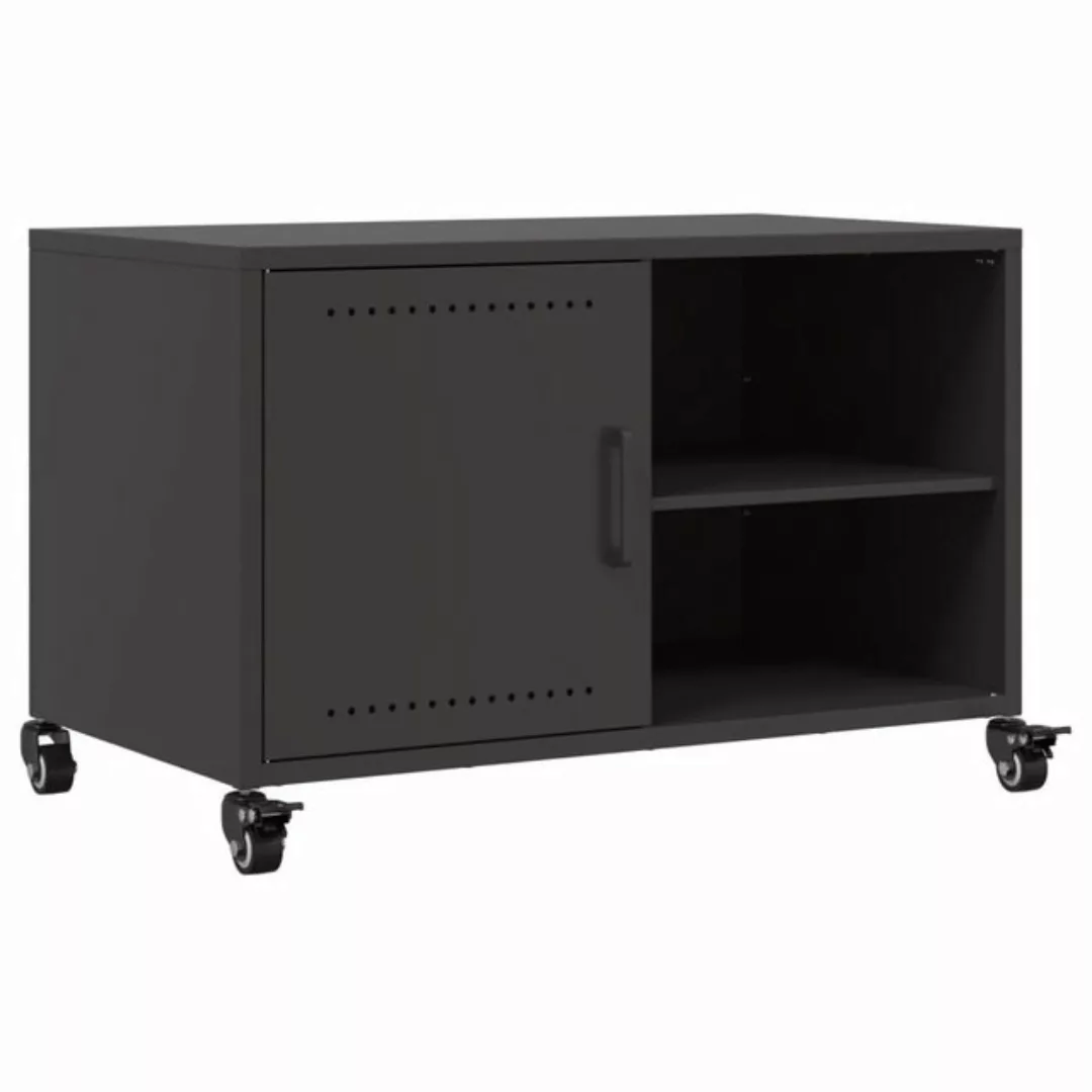 vidaXL Schrankmodule TV-Schrank Schwarz 68x39x43,5 cm Stahl günstig online kaufen