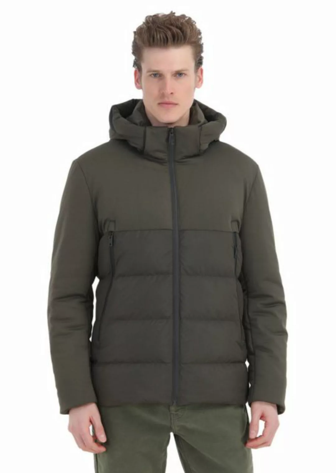 RAMSEY Winterjacke Khaki Webmantel günstig online kaufen