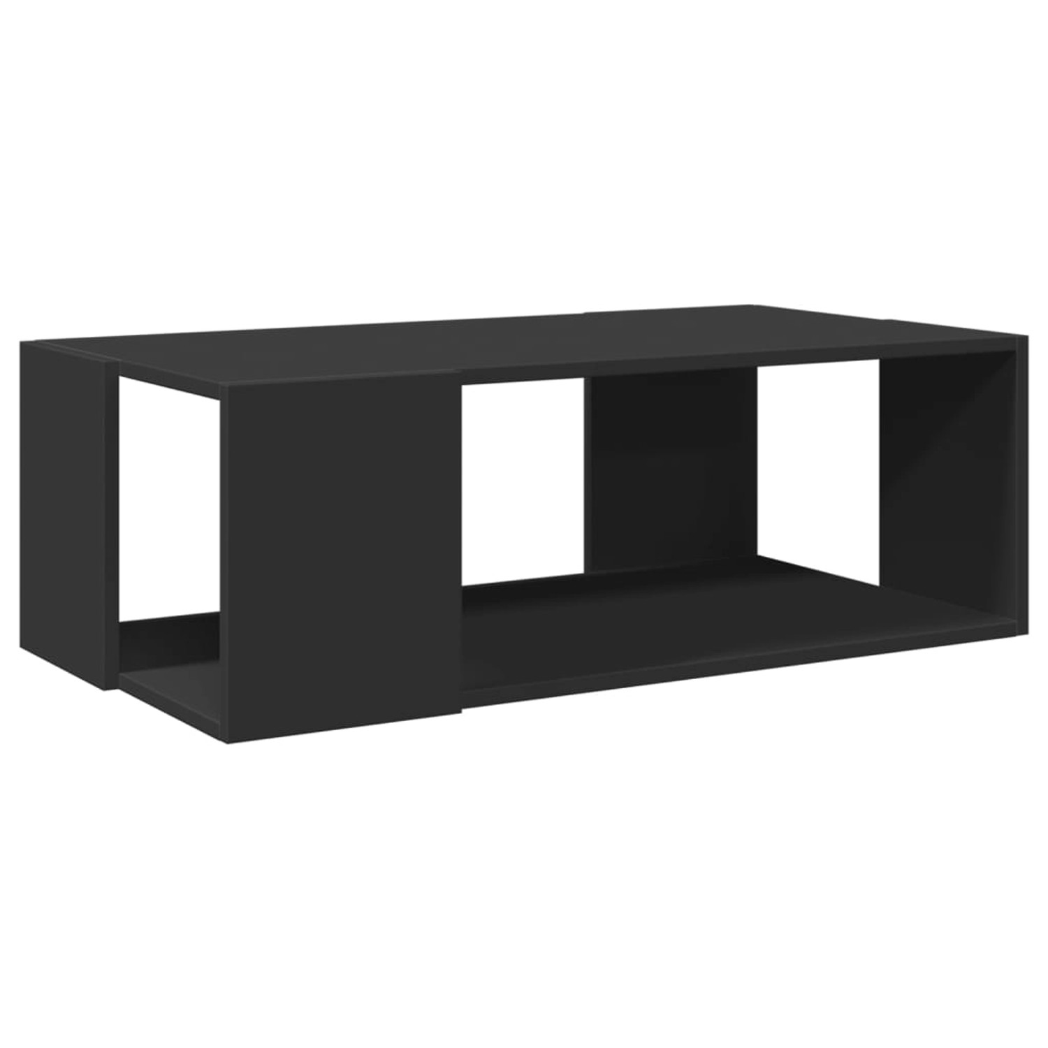 vidaXL Couchtisch Schwarz 89,5x48x30 cm Holzwerkstoff günstig online kaufen