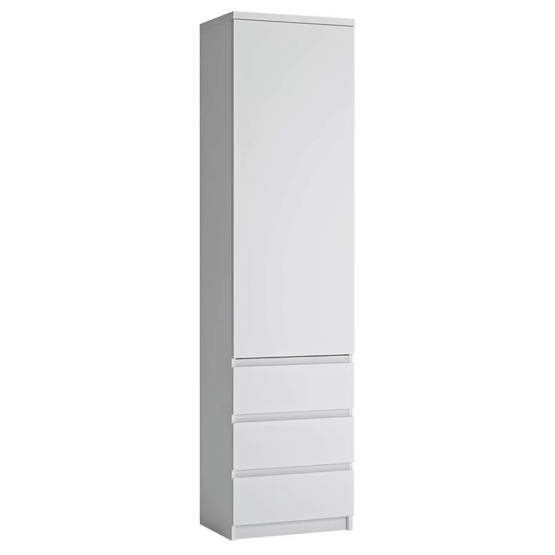 Aktenschrank Regalschrank in weiß FORTALEZA-129, B/H/T ca. 50,1/200/40 cm günstig online kaufen