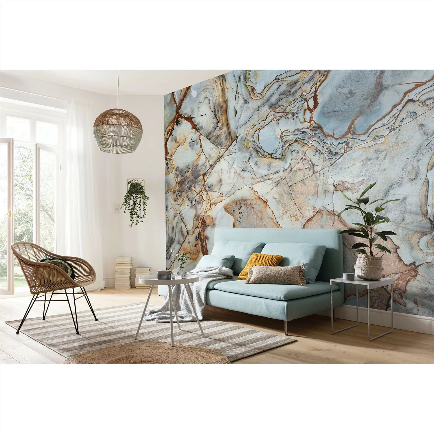 Komar Vliestapete »Marble«, 400x250 cm (Breite x Höhe), Vliestapete, 100 cm günstig online kaufen
