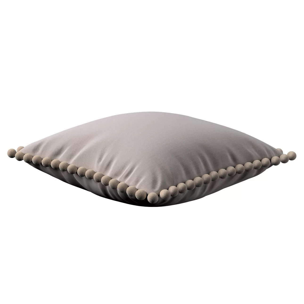 Kissenhülle Wera mit Bommeln, beige, 45 x 45 cm, Ingrid (705-44) günstig online kaufen