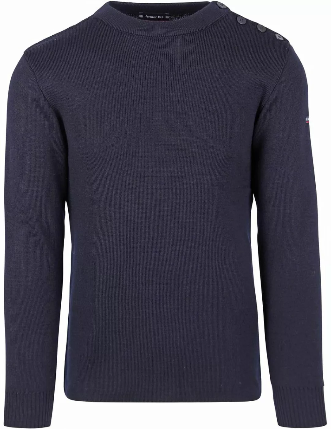 Armor-Lux Fouesnant Pullover Wolle Navy - Größe XXL günstig online kaufen