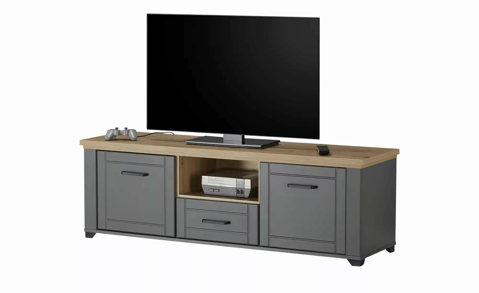 TV-Lowboard  Assenza ¦ grau ¦ Maße (cm): B: 147 H: 47,5 T: 41.0 TV- & Media günstig online kaufen