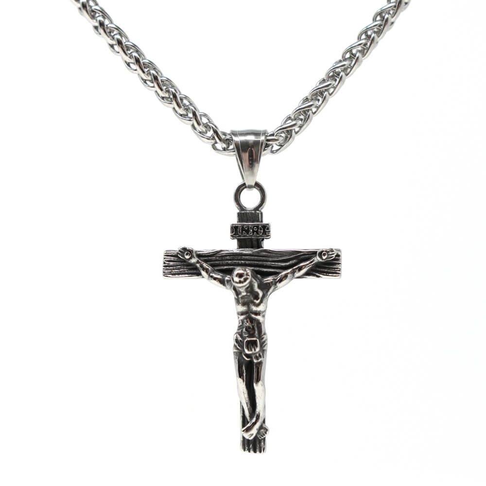 DALMARO Kette mit Anhänger Lederkette Edelstahlkette günstig online kaufen