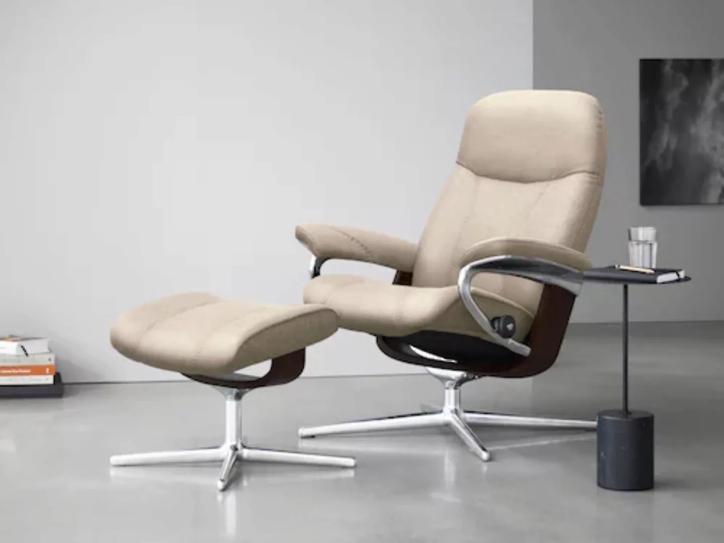 Stressless® Relaxsessel »Consul«, mit Cross Base, Größe S, M & L, Holzakzen günstig online kaufen