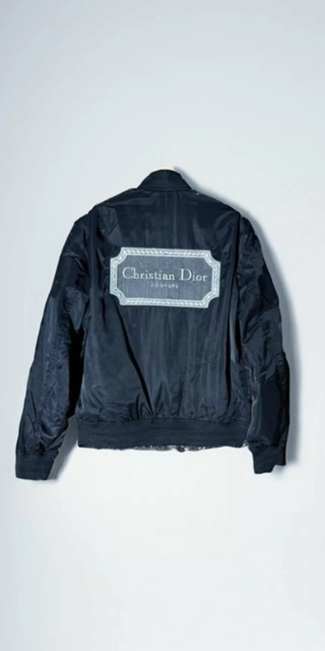 Dior Bomberjacke DIOR Couture Bomber Jacket Dunkelblau Herren günstig online kaufen