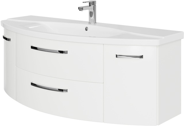 Saphir Waschtisch "Serie 4010 Keramik-Waschtisch mit Unterschrank, 144 cm b günstig online kaufen