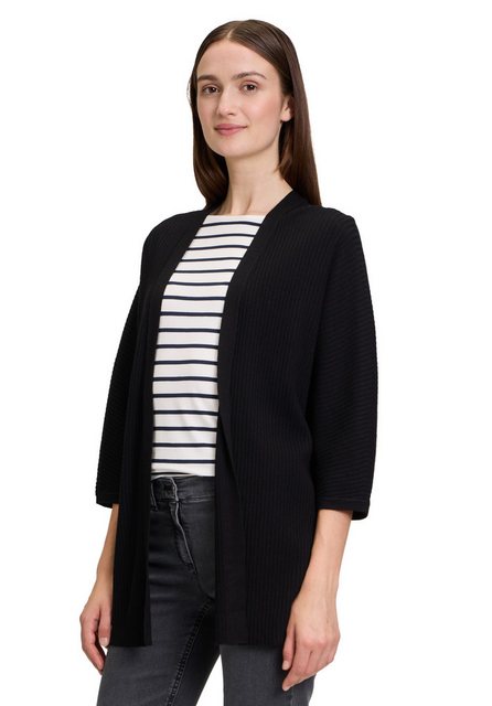 Betty Barclay Strickjacke "Betty Barclay Longstrickjacke mit Rippenstruktur günstig online kaufen