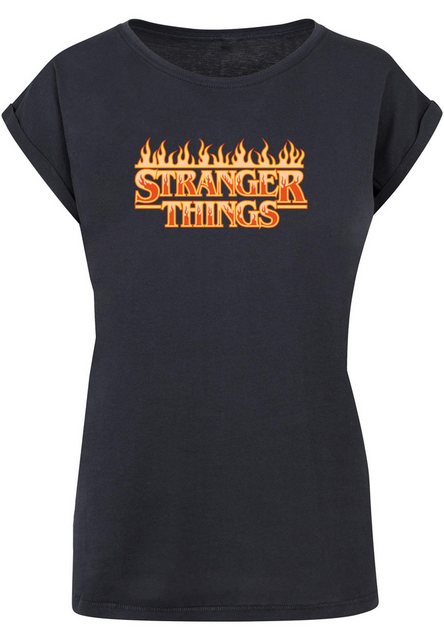 ABSOLUTE CULT T-Shirt ABSOLUTE CULT Damen Ladies Stranger Things - Fire Log günstig online kaufen