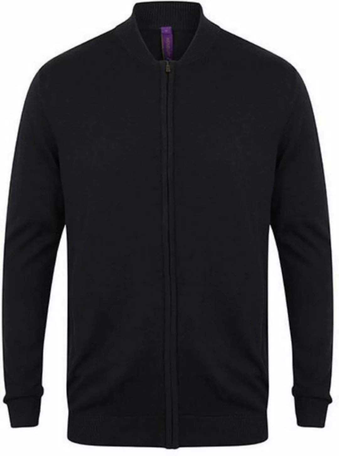 Henbury Outdoorjacke Herren Knitted Bomber Jacke günstig online kaufen