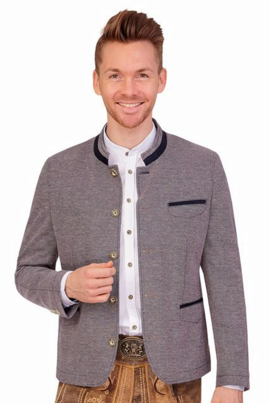 Gebr. Weis menswear Trachtenjanker Janker - FÜSSEN - beige/marine günstig online kaufen