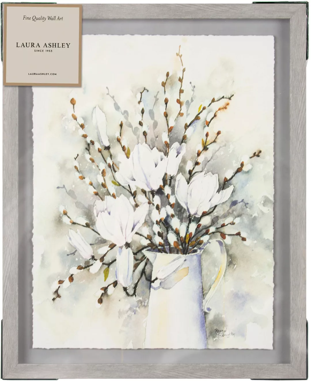 LAURA ASHLEY Bild mit Rahmen »Pussy Willow«, (1 St.), Bilder 50x40cm günstig online kaufen