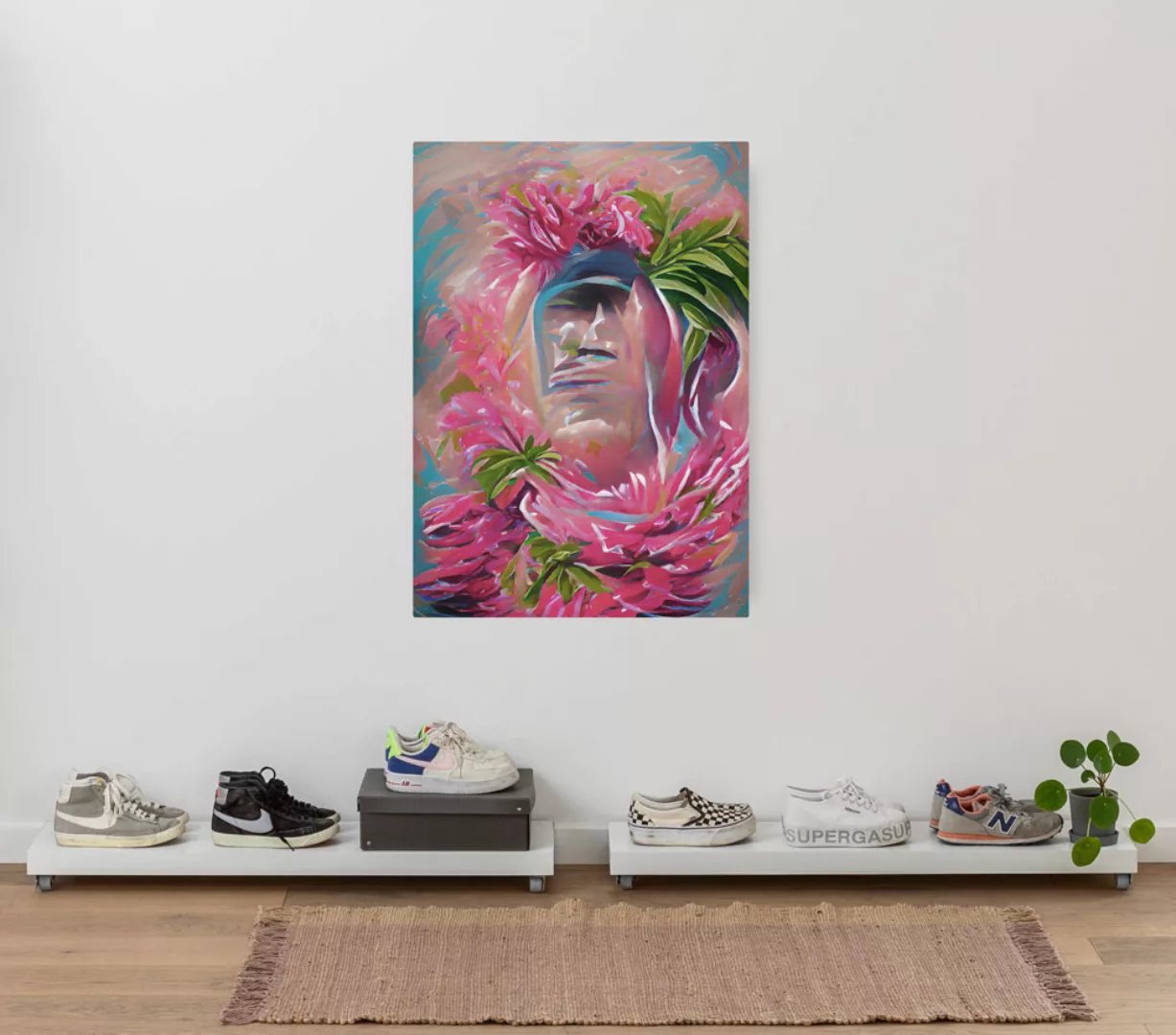 Komar Leinwandbild "Hawaiana", (1 St.), 40x60 cm (Breite x Höhe), Keilrahme günstig online kaufen