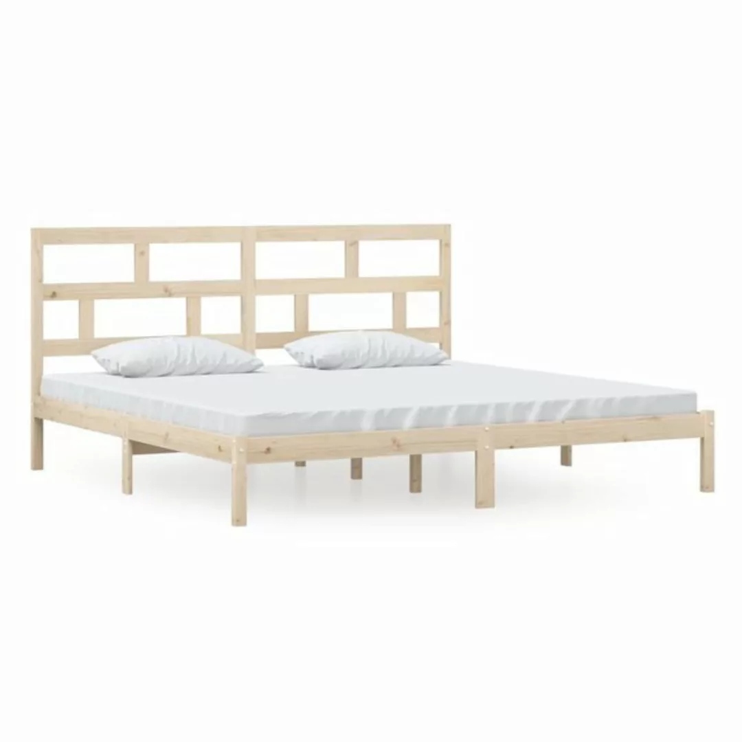 furnicato Bett Massivholzbett Kiefer 200x200 cm günstig online kaufen