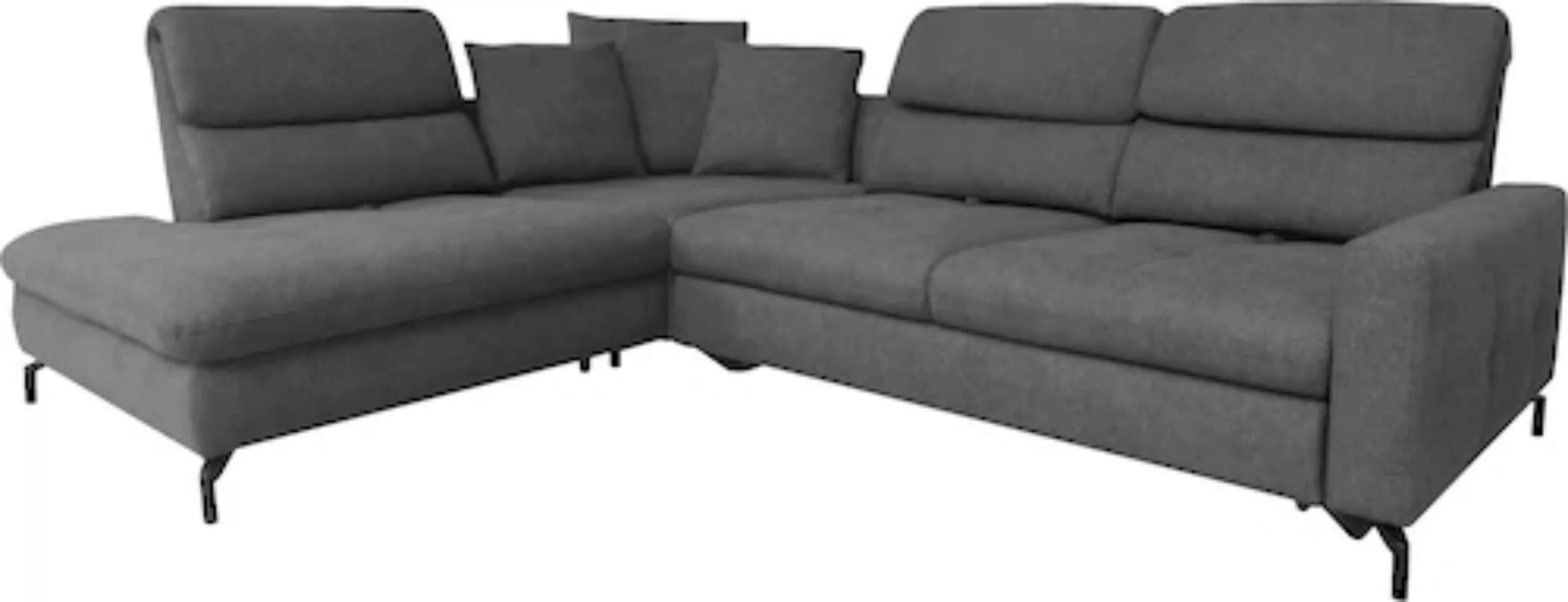 ADA trendline Ecksofa "Louis", Breite 286 cm, Rückenlehnenverstellung, wahl günstig online kaufen