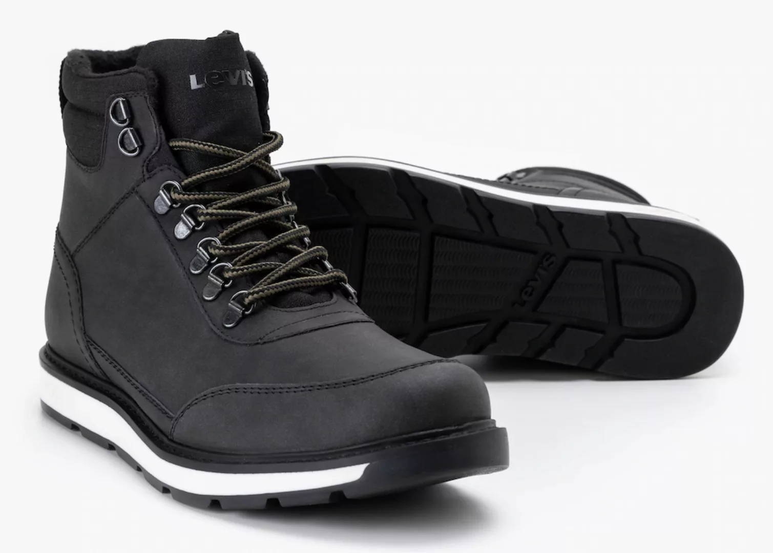 Levis Schnürboots "AXEL", Outdoorschuh, Schnürschuh, High Top-Sneaker mit S günstig online kaufen