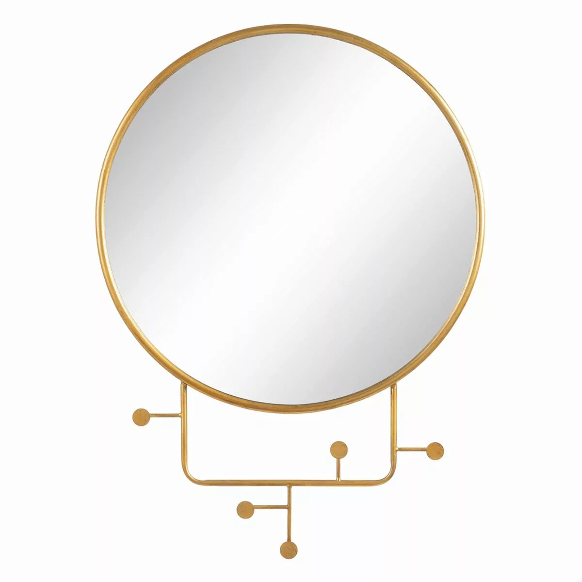 Wandspiegel 76 X 6 X 104 Cm Gold Metall günstig online kaufen