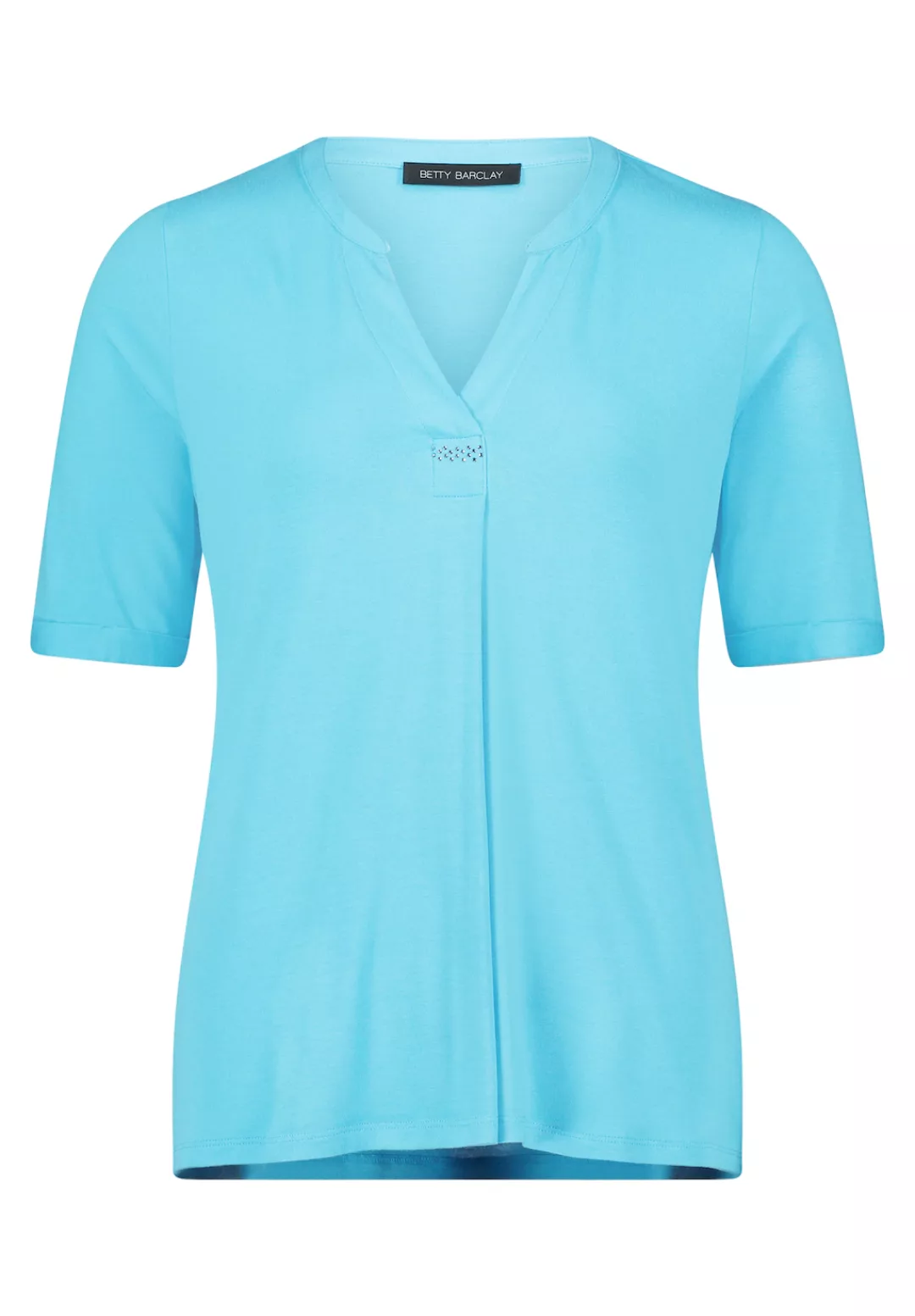 Betty Barclay Kurzarmshirt "Betty Barclay Blusenshirt mit Kragen", Hotfix günstig online kaufen