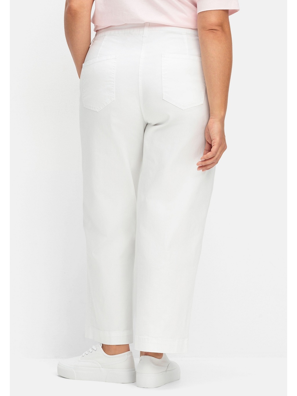 Sheego Culotte "Große Größen", aus weichem Twill, knöchellang günstig online kaufen