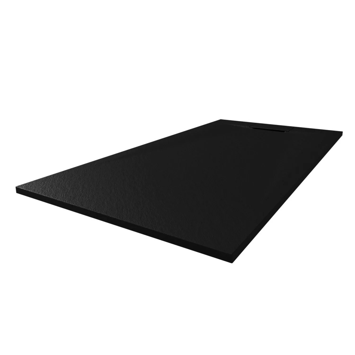 Breuer Duschwanne LiteLine Rechteck Mineralguss Anthrazit 90 cm x 140 cm x günstig online kaufen