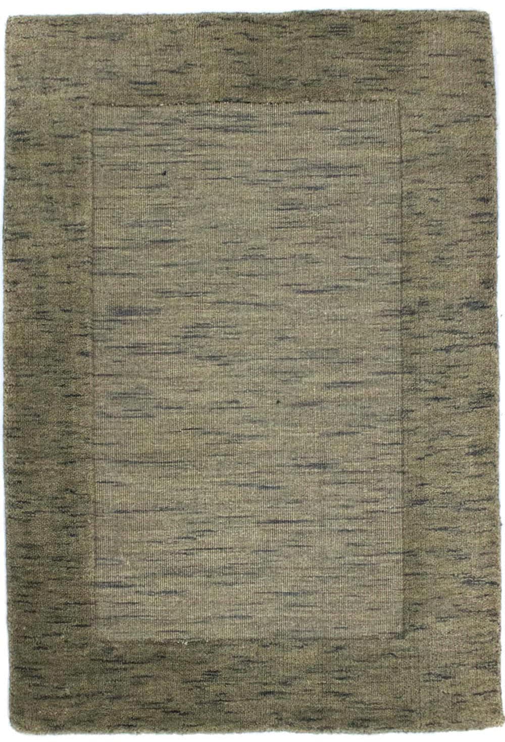 morgenland Wollteppich »Loribaft Teppich handgewebt grau«, rechteckig, Kurz günstig online kaufen