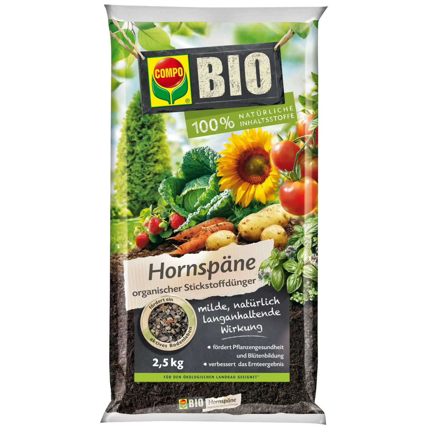 Compo Bio Hornspäne 2,5 kg günstig online kaufen