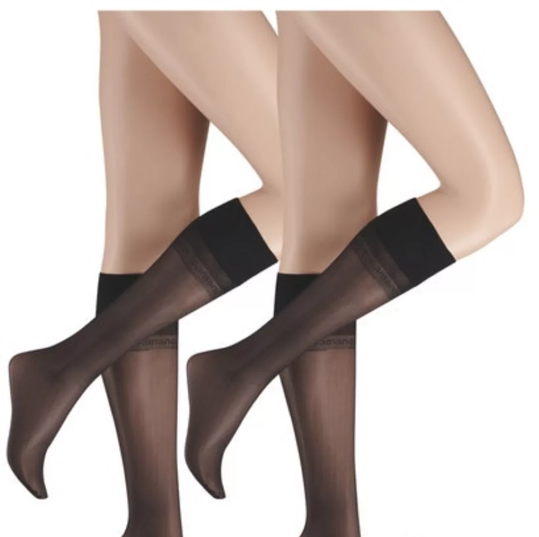 Camano Damen Feinstrümpfe Everyday Knee-Highs 20 DEN 2er Pack günstig online kaufen