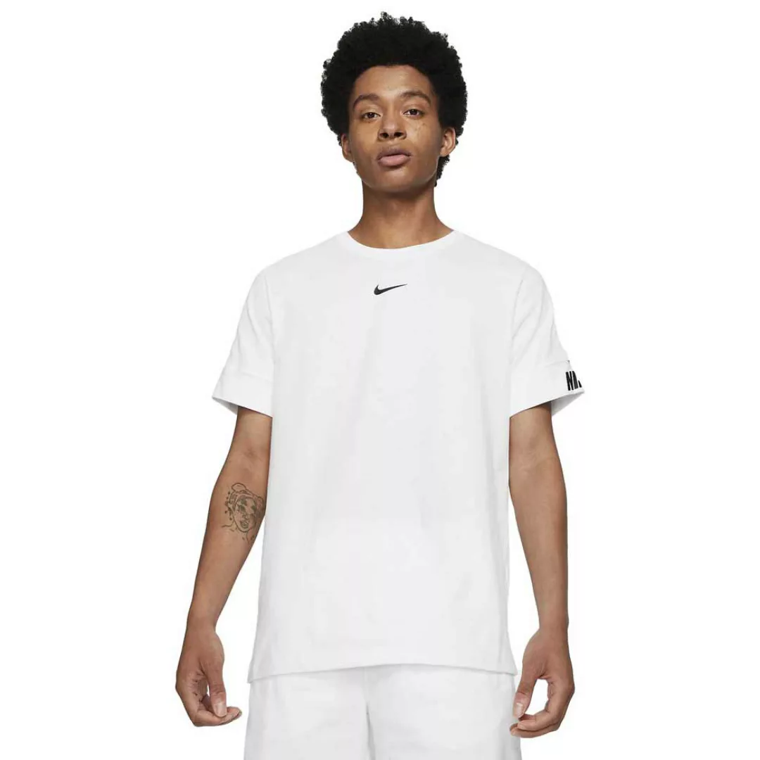 Nike Sportswear Repeat Dd4497 Kurzärmeliges T-shirt XL White / Black günstig online kaufen