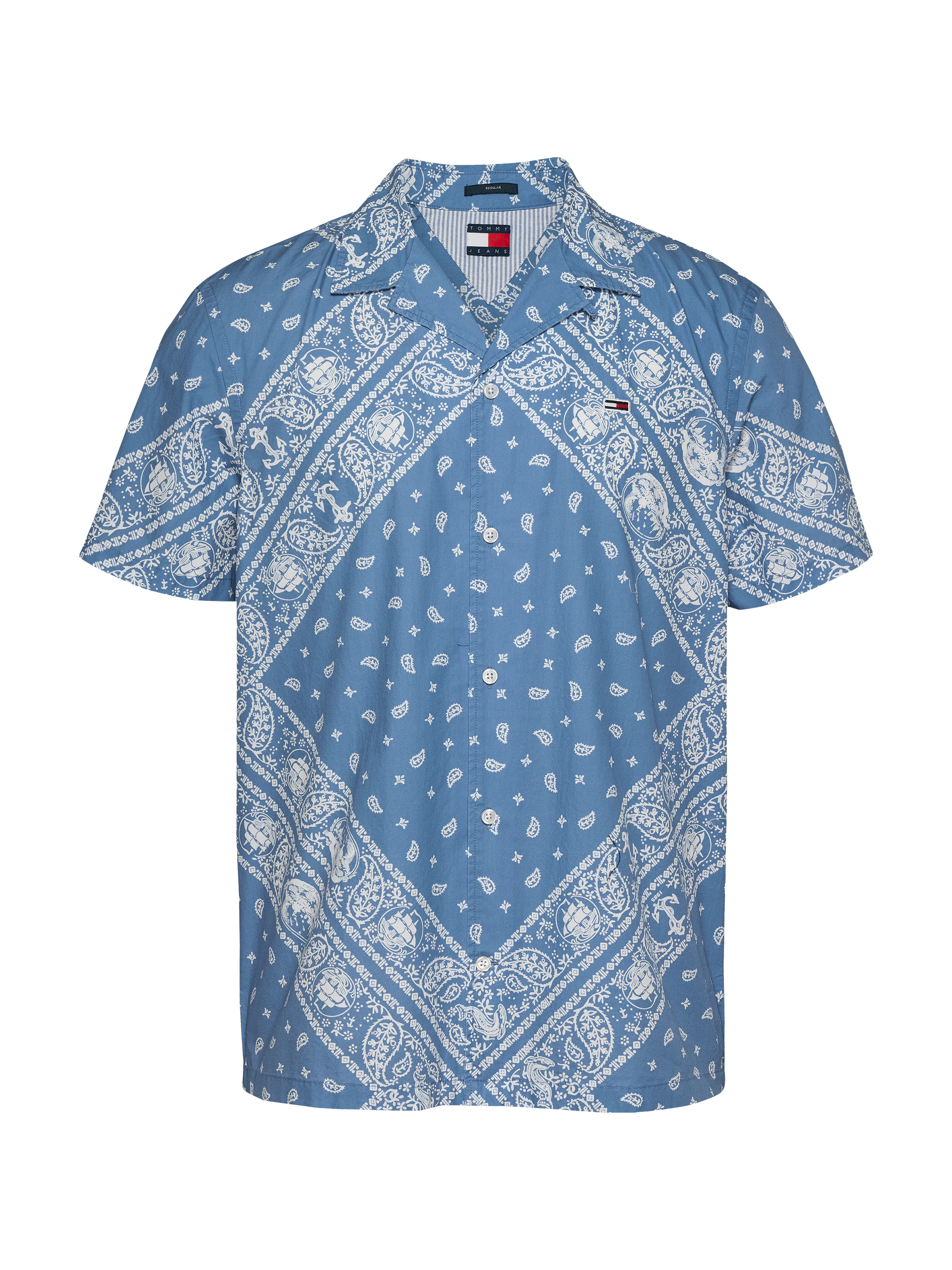 Tommy Jeans Kurzarmhemd "TJM REG AOP SS SHIRT EXT", mit sommerlichen Print günstig online kaufen