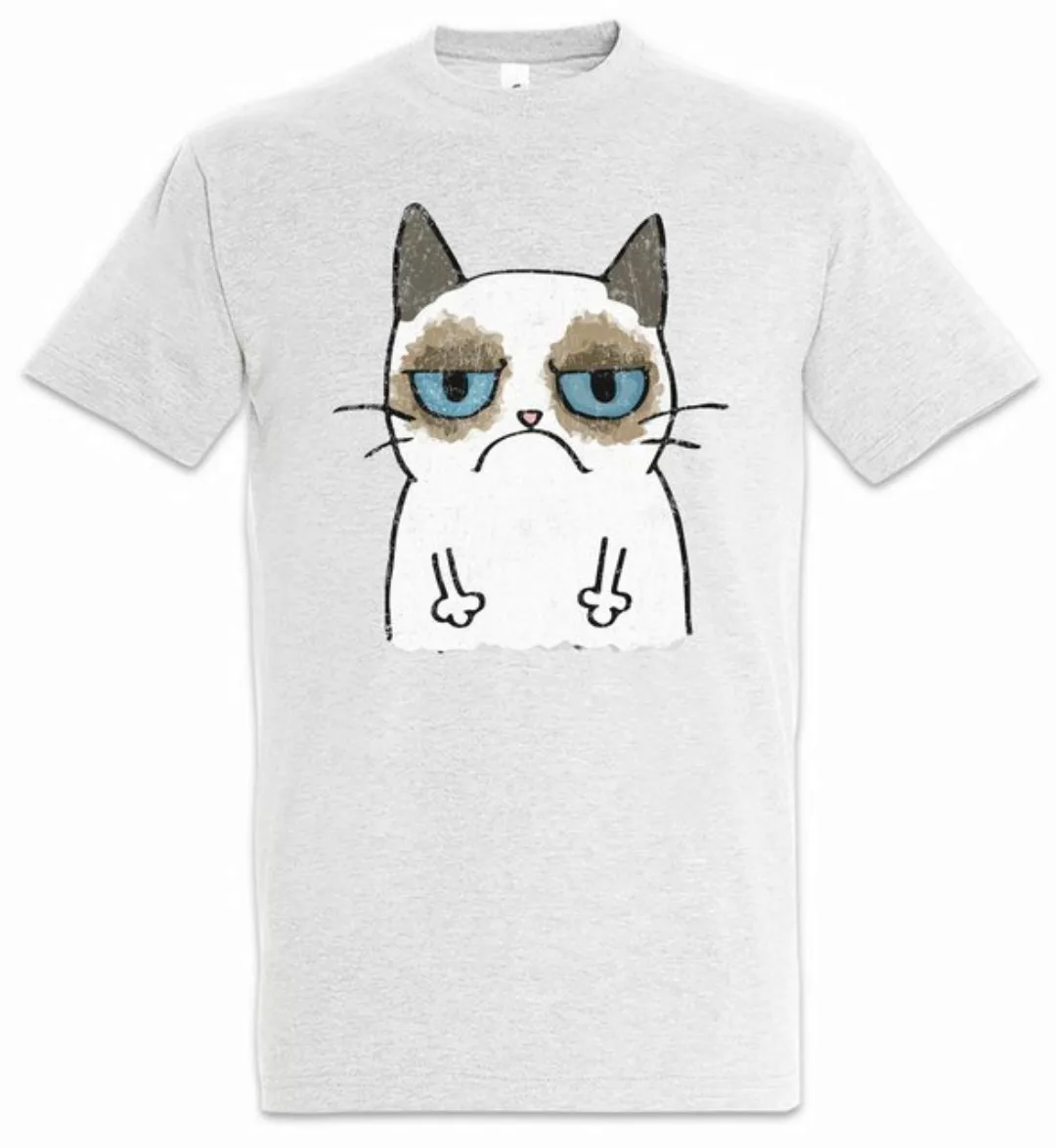 Urban Backwoods Print-Shirt Grumpy Cat II Herren T-Shirt Cats Katze Gatto G günstig online kaufen