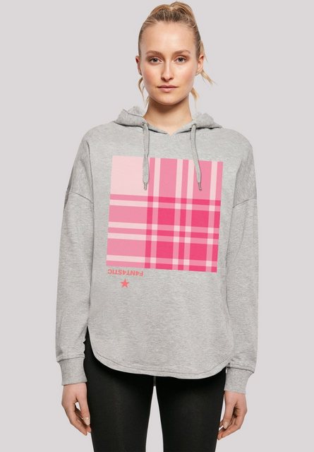 F4NT4STIC Kapuzenpullover "Karo Pink", Print günstig online kaufen