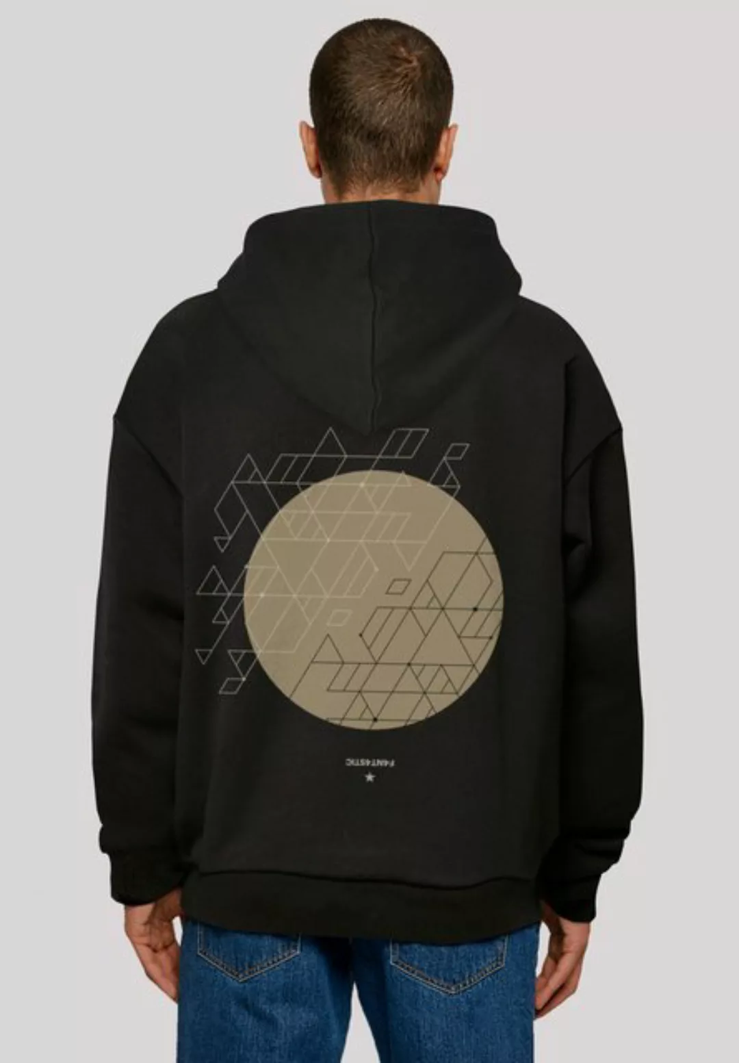 F4NT4STIC Kapuzenpullover "Geometrics Grau", Print günstig online kaufen