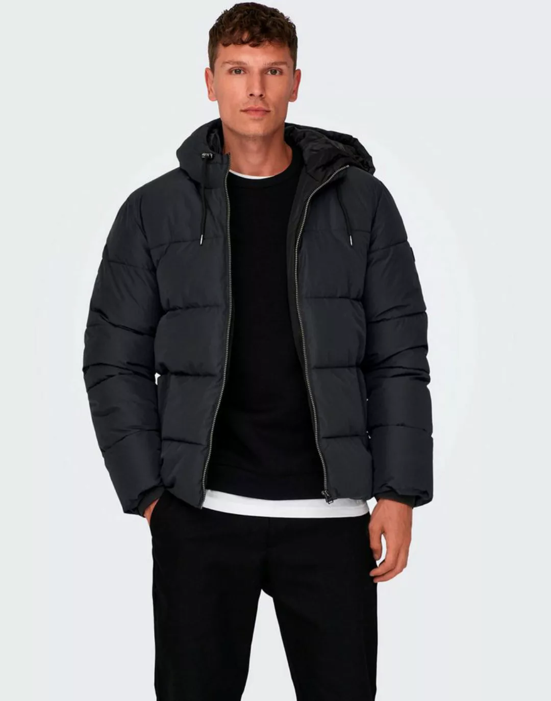 ONLY & SONS Steppjacke ONSMARLON LIFE HOOD PUFFER JACKET OTW VD günstig online kaufen