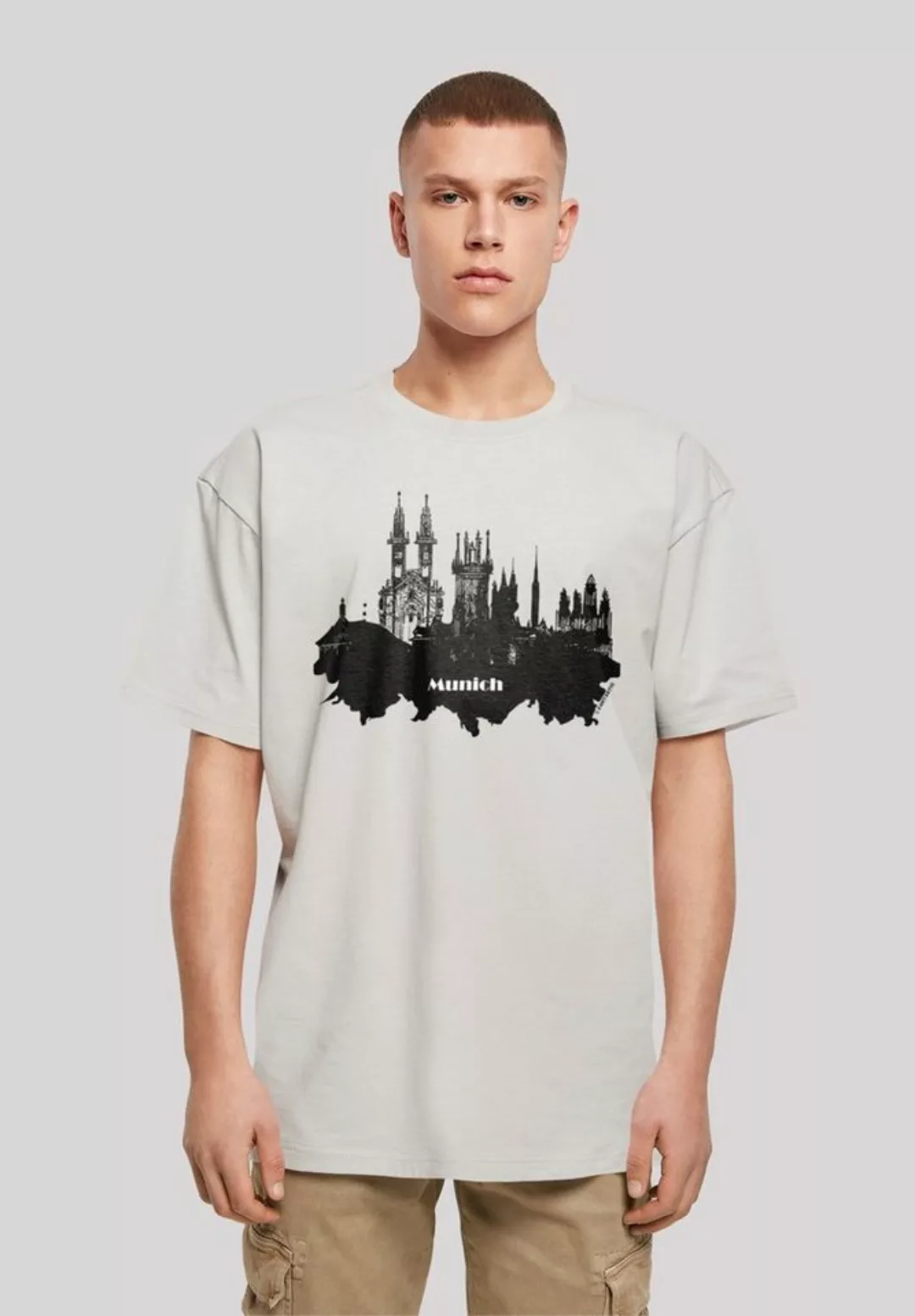 F4NT4STIC T-Shirt "Cities Collection - Munich skyline", Print günstig online kaufen